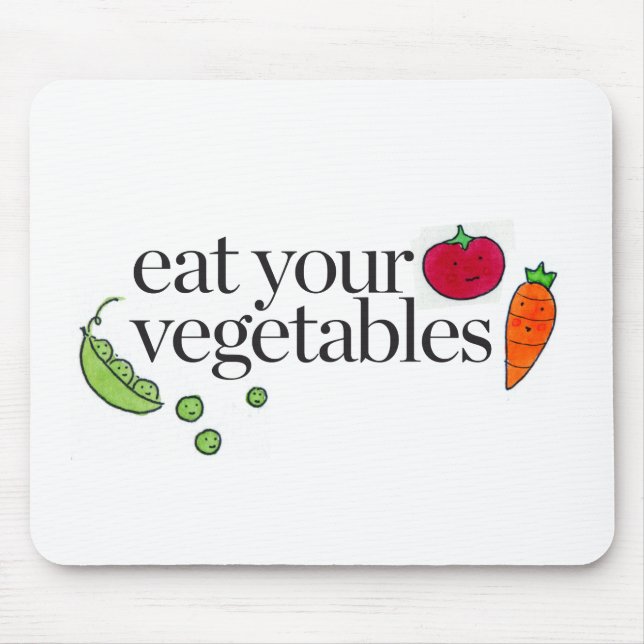 Mousepad Coma seus vegetais (Frente)