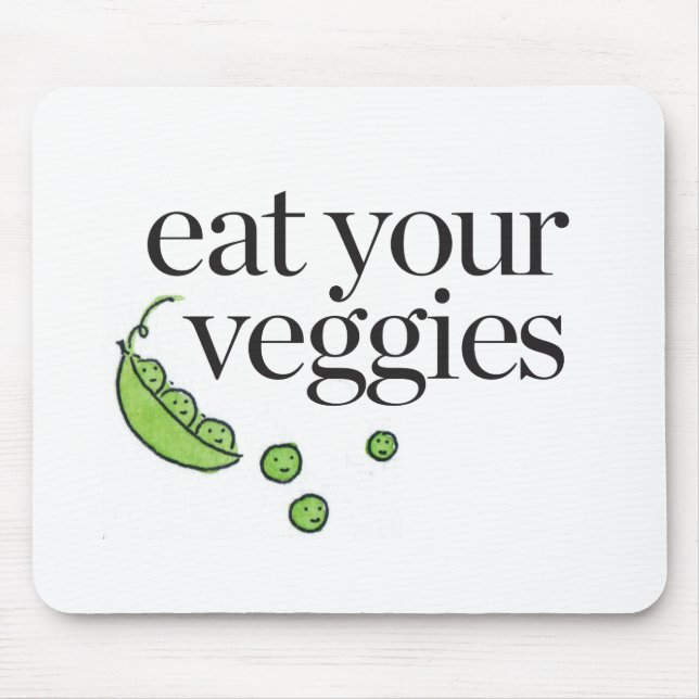 Mousepad Coma seus vegetarianos (Frente)