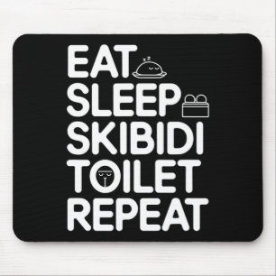 Mousepad Coma Sleep Skibidi Toilet Repete Memória Engraçada