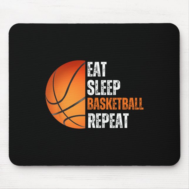Mousepad Coma Um Sono De Basquete Repito Presente Para Fa D (Frente)