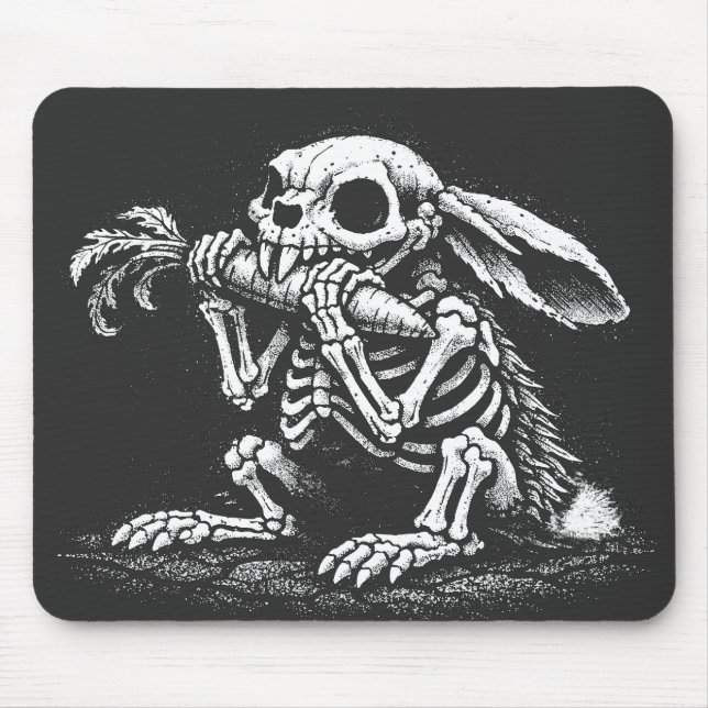 Mousepad Coma Verduras – Coelho Morto por BurnsInHell (Frente)