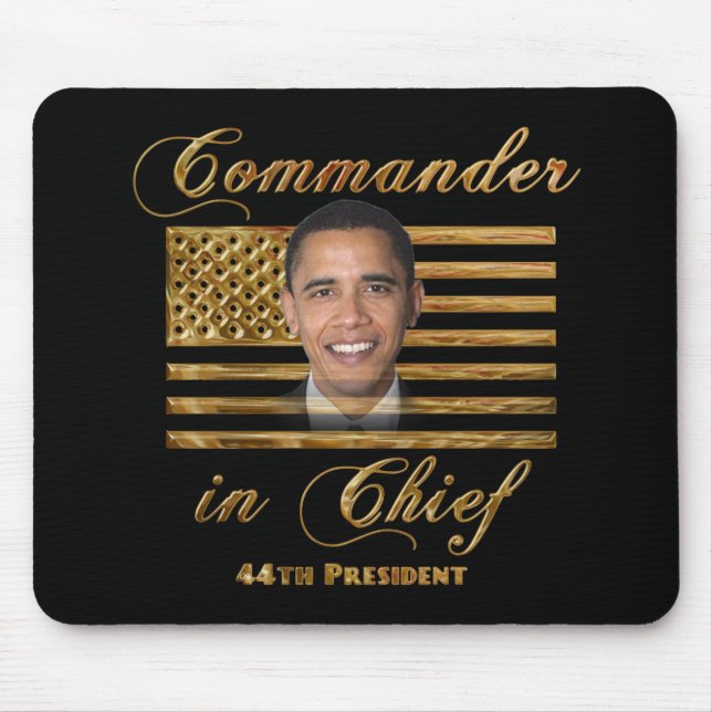 Mousepad Comandante-chefe, Barack Obama (Frente)