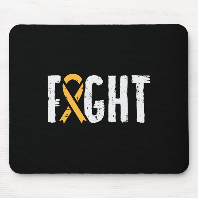 Mousepad Combate À Consciência Da Fita De Canceres De Infân (Frente)