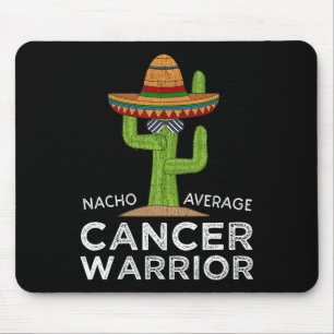 Mousepad Combate ao cancer Suporta Warri Engraçado de Comba