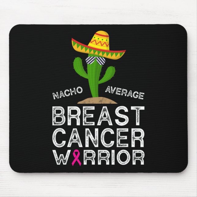 Mousepad Combate ao cancer Suporta Warri Engraçado de Comba (Frente)