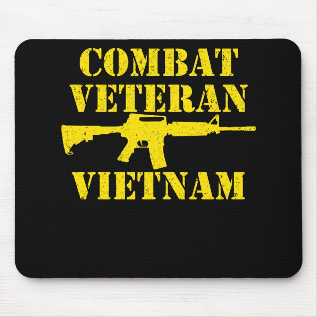 Mousepad Combate ao Vietnã Veterano Orgulho Militar (Frente)