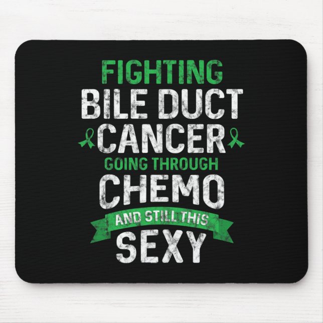 Mousepad Combatente do Câncer Paciente com Câncer de Ducto  (Frente)