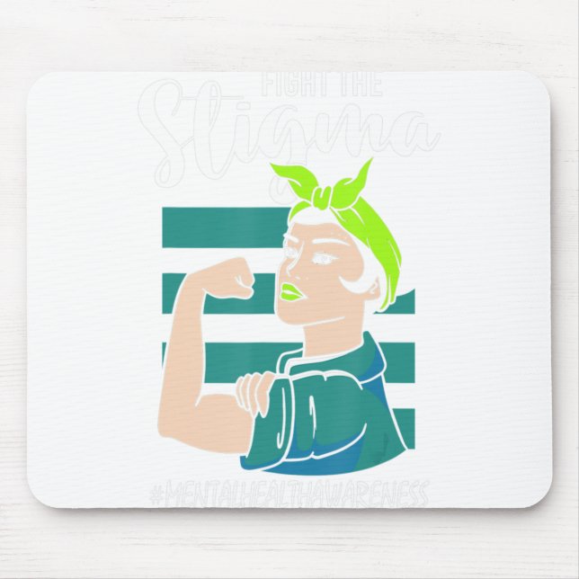 Mousepad Combater A Consciência Da Estabilidade Da Mente Es (Frente)