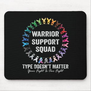 Mousepad Combater a consciência do Sobrevivente de câncer S