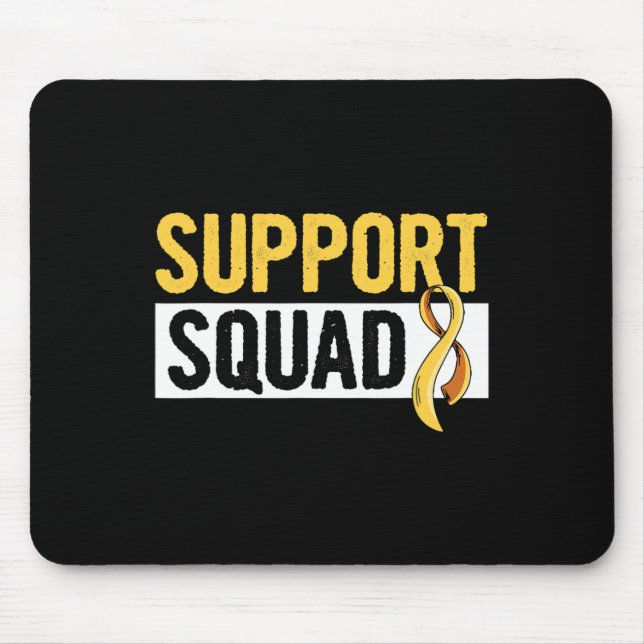 Mousepad Combater a cotação do Cancer de infância para um b (Frente)