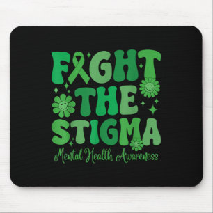 Mousepad Combater A Saúde Mental Estigmática Leopardo E A C