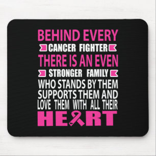 Mousepad Combater E Forte Consciência Do Cancer Da Família
