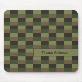 Mousepad Combinação de Cores de Floresta Profunda