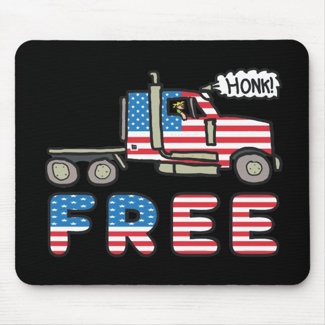 Mousepad Comboio da Liberdade da Pessoas (Frente)