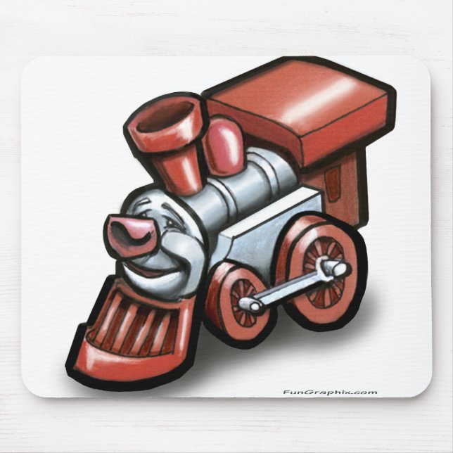 Mousepad Comboio de Brinquedo (Frente)