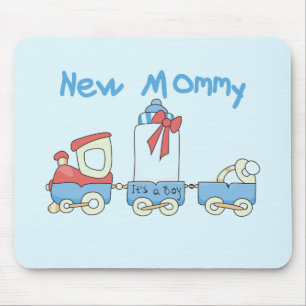 Mousepad Comboio de novas Mamães de camisetas e presentes
