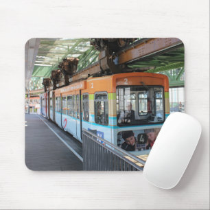 Mousepad Comboio Flutuante Wuppertal Azul Laranja
