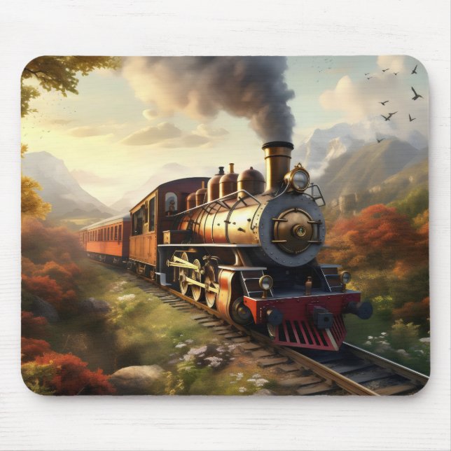 Mousepad Comboio no campo (Frente)