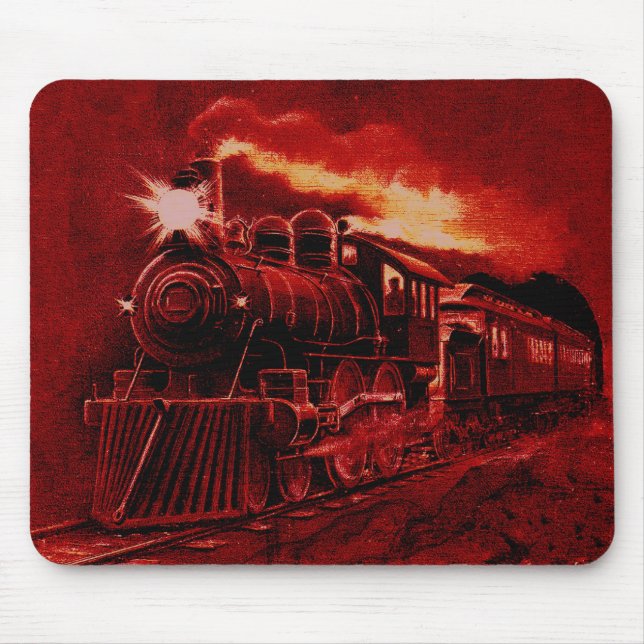 Mousepad Comboio Vitoriano do Motor a Vapor Mágico (Frente)
