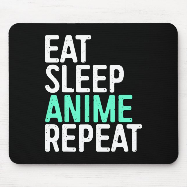 Mousepad Come Sleep Anime Repete O Passo De Animação Japonê (Frente)