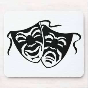 Mousepad Comédia ou tragédia
