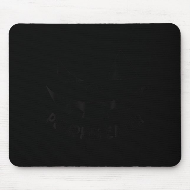 Mousepad Comedor de Abóbora Cara Engraçada de Halloween Tra (Frente)