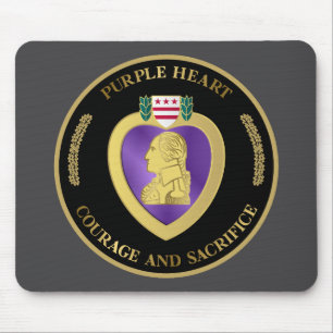 Mousepad Comemorativo do Coração Roxo