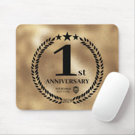 Mousepad Comemorativo do logotipo comercial do aniversário 