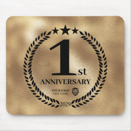 Mousepad Comemorativo do logotipo comercial do aniversário 