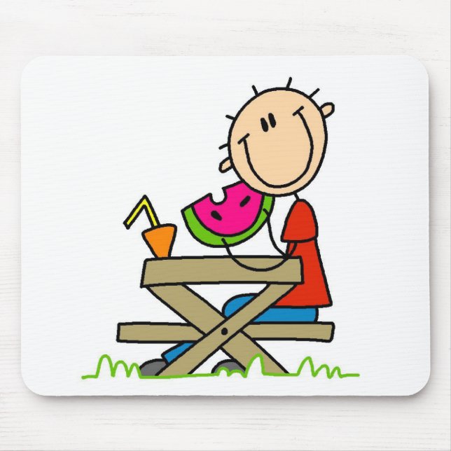 Mousepad Comendo Melancia (Frente)