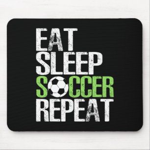 Mousepad Comer Dormir Futebol Repetir Presente Legal Esport