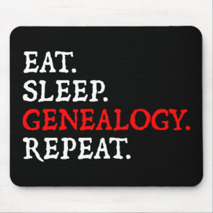 Mousepad Comer.Dormir. Genealogia.Repetir.