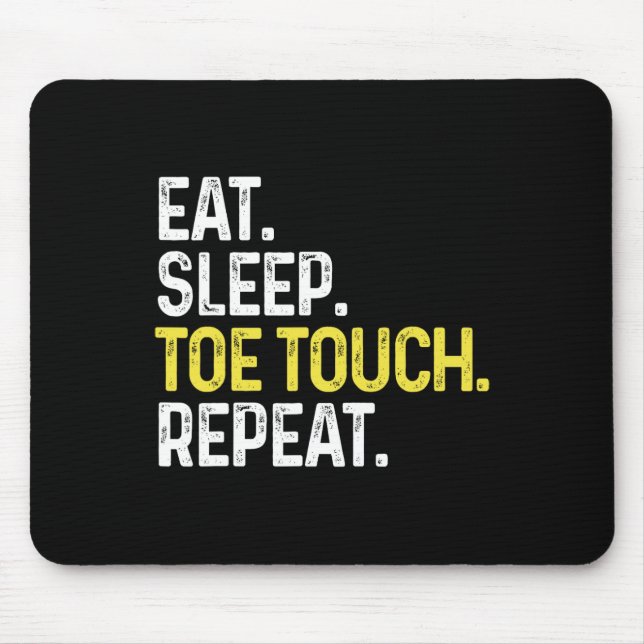 Mousepad Comer Dormir Toque de Dedo Repetir Piada de Lidera (Frente)