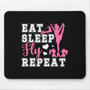 Mousepad Comer Dormir Voar Torcer Panfleto de Torcida Panfl