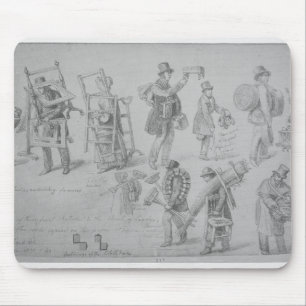 Mousepad Comerciantes da rua de Londres, 1830-40