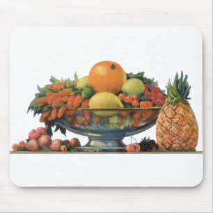 Mousepad Comida Antiga, Frutas Sortidas em uma Tigela