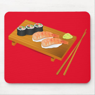Mousepad Comida japonesa bonitinha