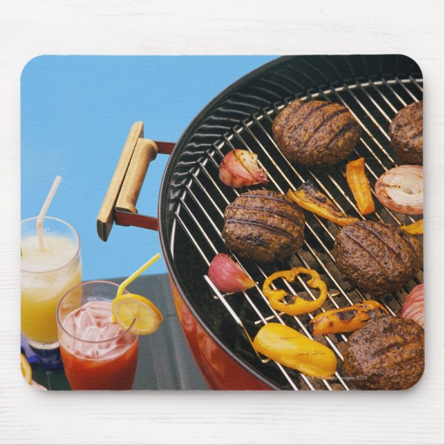 Mousepad Comida na grelha (Frente)