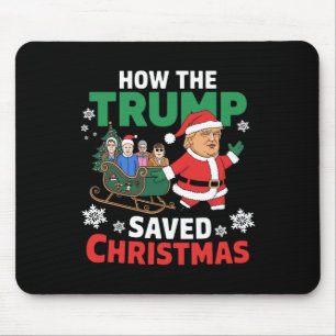 Mousepad Como A Trump Salvou O Natal Engraçado Trump Christ