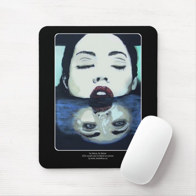 Mousepad "Como acima, tão abaixo" (Com mouse)