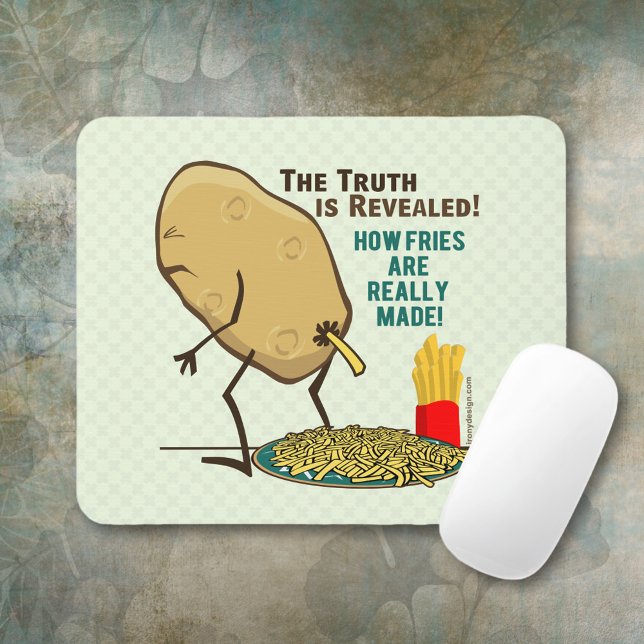 Mousepad Como as batatas são realmente feitas (Criador carregado)