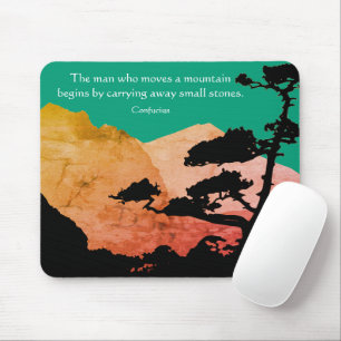 Mousepad Como mover umas citações da filosofia de Confuci