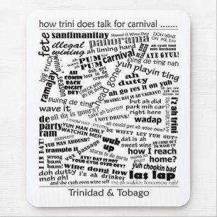 Mousepad Como Trini Fala Palavras de Carnaval