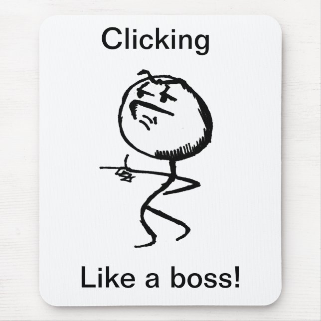 Mousepad como um chefe (Frente)