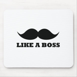 Mousepad COMO UM CHEFE, design do moustache