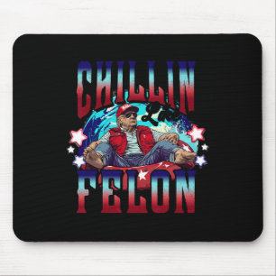 Mousepad Como Um Felon Trump Presidente 2024 Leve A América