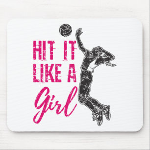 Mousepad Como uma garota jogadora de vôlei