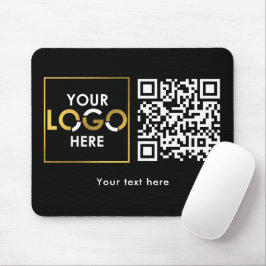 Mousepad Company Business Your Logo Here QR Code Modern