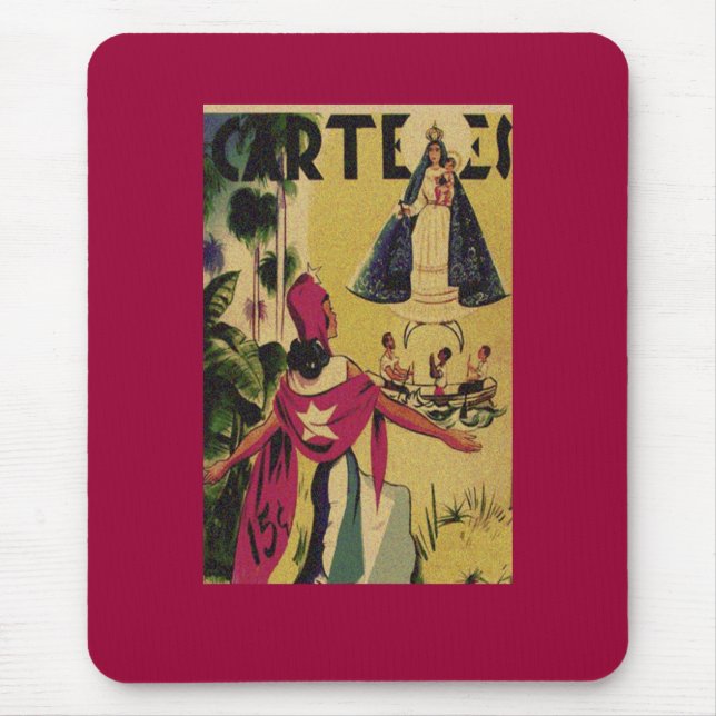 MOUSEPAD COMPARTIMENTO DO VINTAGE DE CARTELES (Frente)