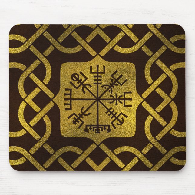 Mousepad Compasso da navegação de Vegvisir - de Viking (Frente)